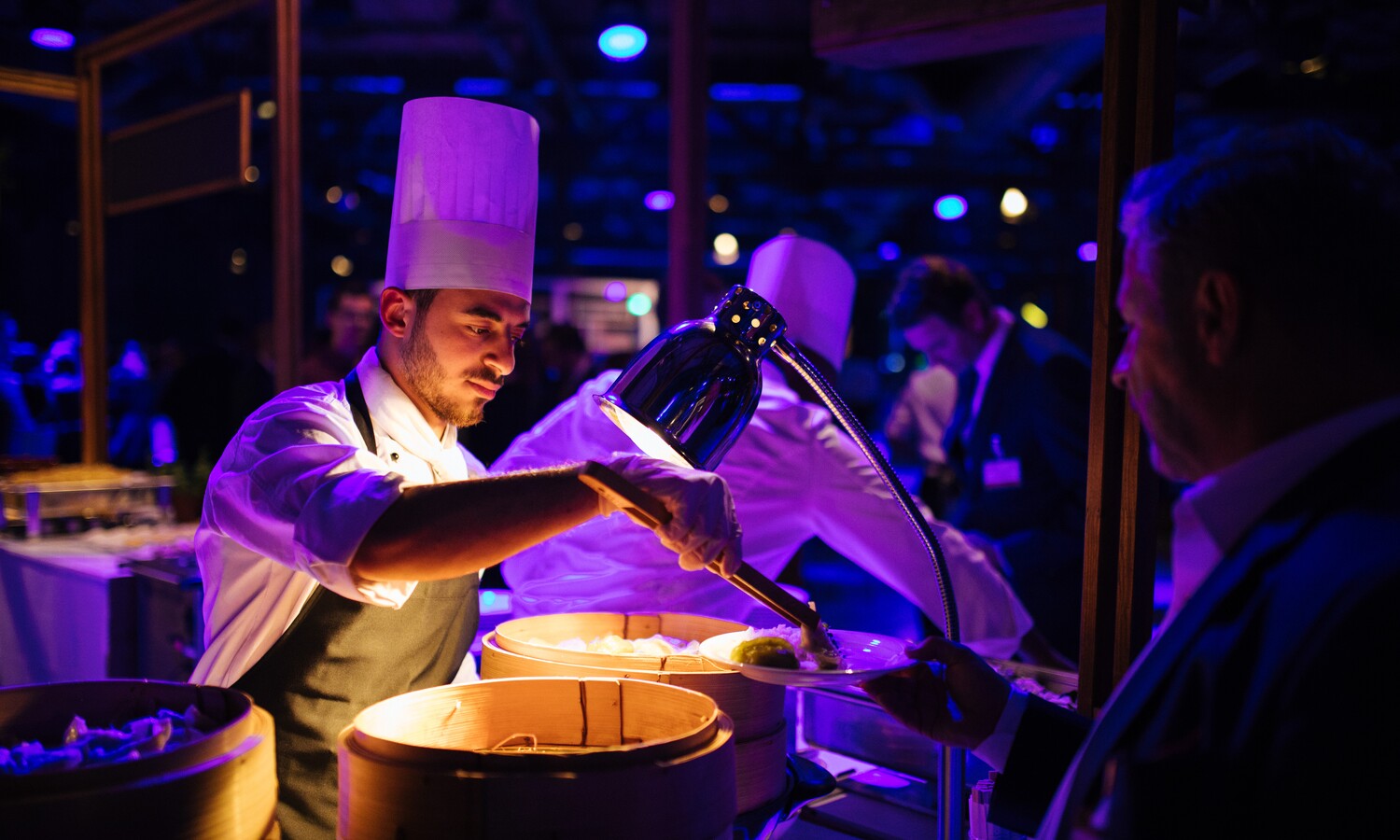 Koch an Live Cooking Station