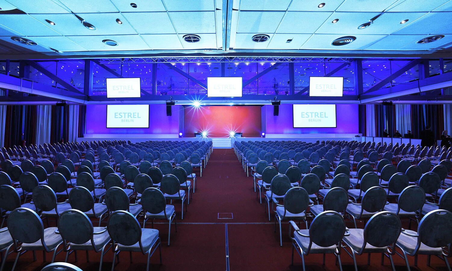 Estrel Hall Row seating