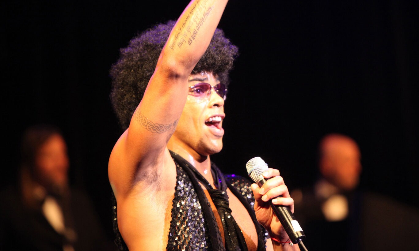 Darsteller der Show "The Tribute to ABBA & Boney M." im Estrel Berlin