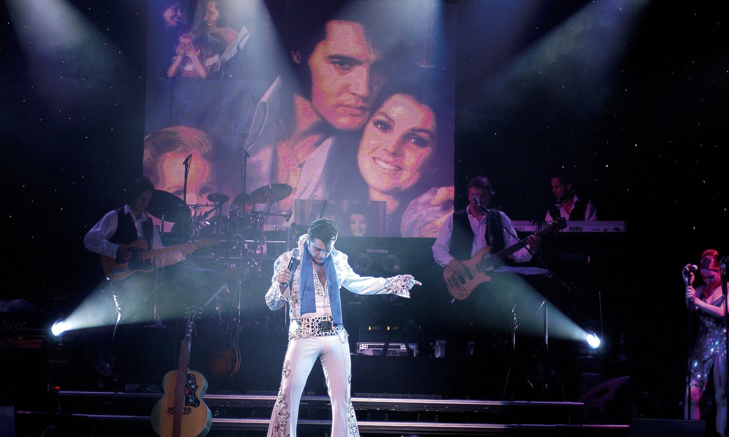 Grahame Patrick als Elvis in ELVIS - Das Musical