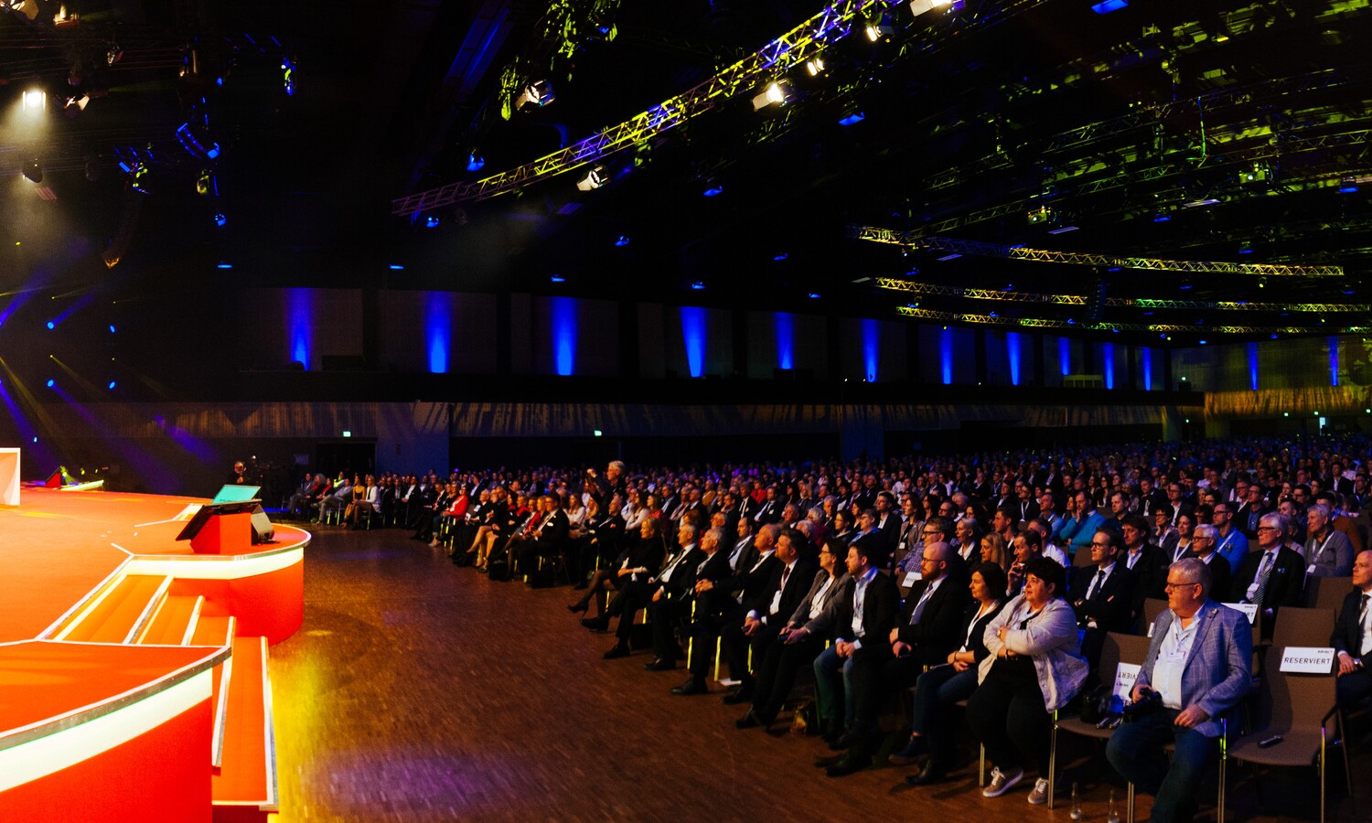 Siegerehrung "Goldenes Dreieck" mit Publikum in Convention Hall II
