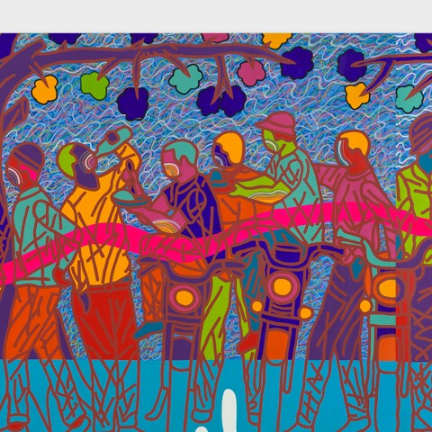 Gemälde von Ajarb Bernard Ategwa