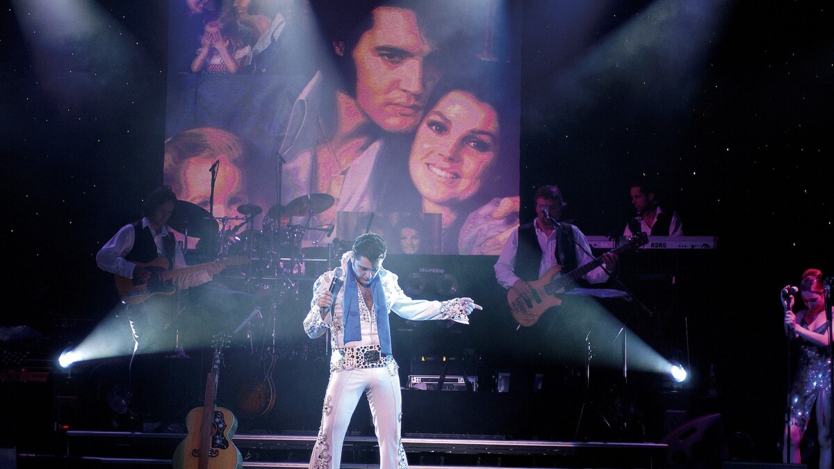 Grahame Patrick als Elvis in ELVIS - Das Musical