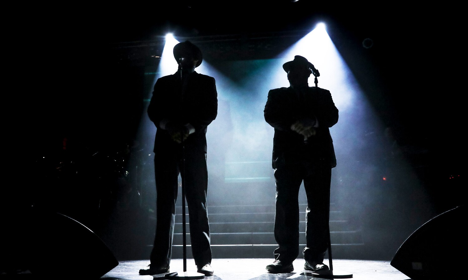 Darsteller der Show "I´m a Soulman - A Tribute to the Blues Brothers" im Estrel Berlin