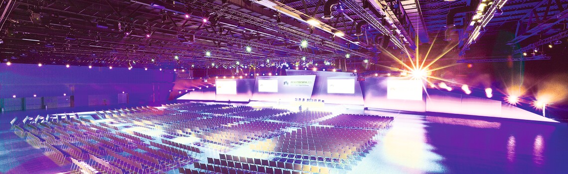 Kongress-Bestuhlung in Convention Hall II