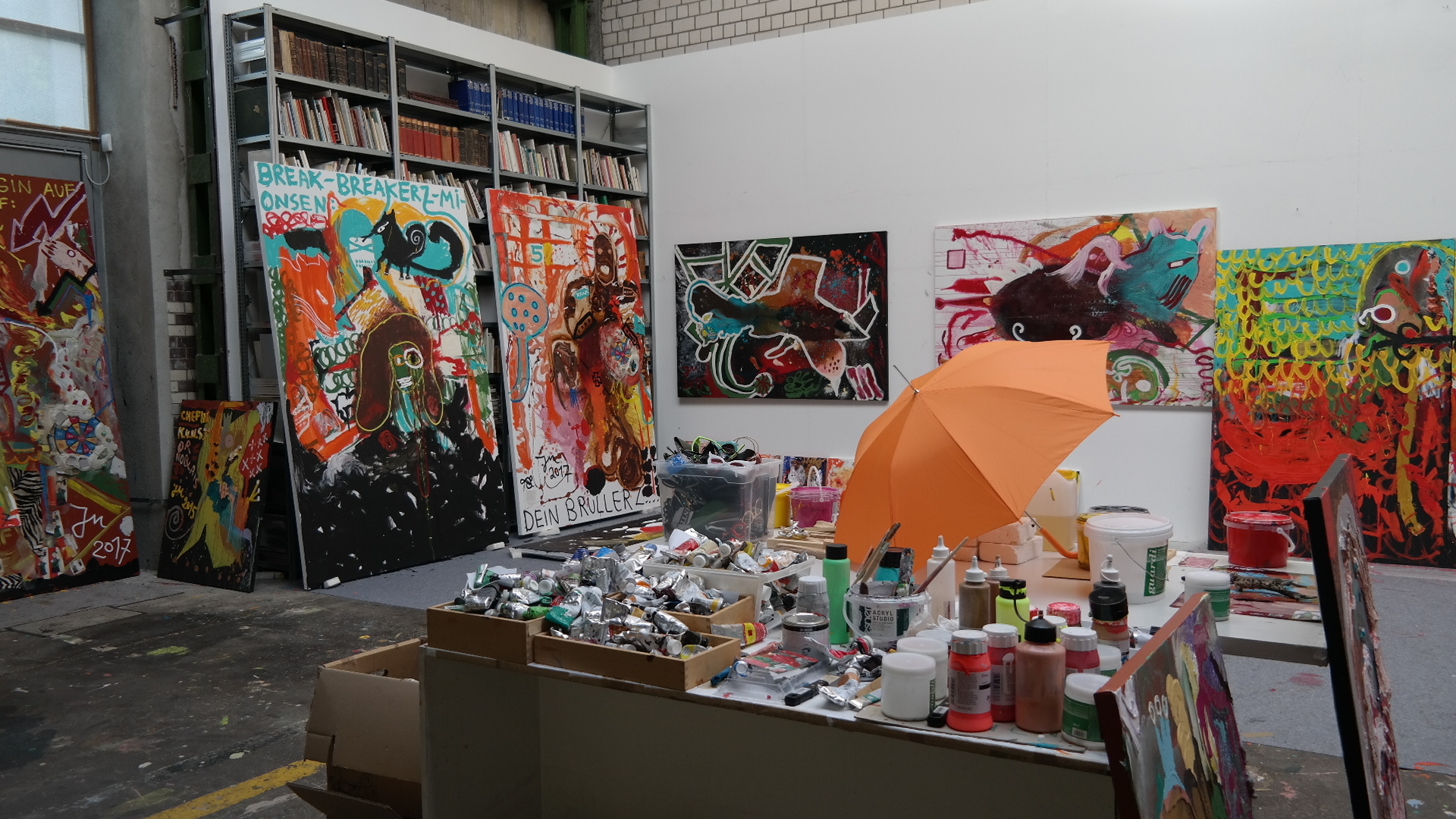 Atelier von Jonathan Meese